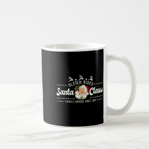 Klassieke Kerstman Kerst slee Rijden Rendier Retro Koffiemok