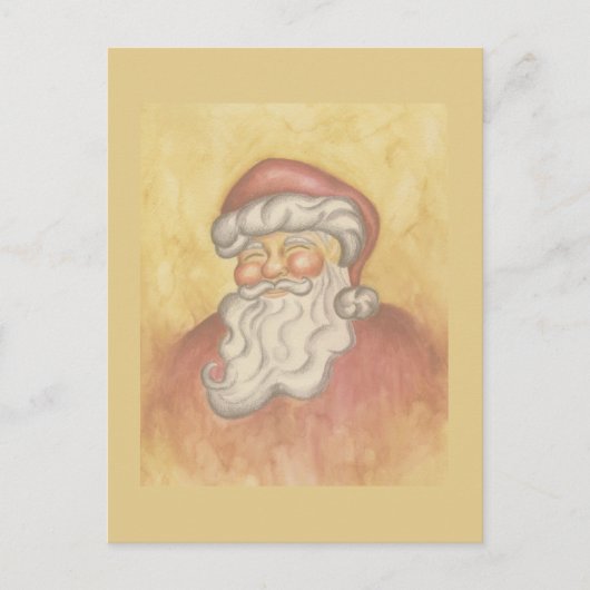 Klassieke Kerstman Kerstkaart Briefkaart (Voorkant)