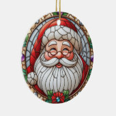 Klassieke Kerstman Kerstmis Keramisch Ornament (Rechts)