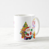 Klassieke kerstman koffiemok (Voorkant rechts)