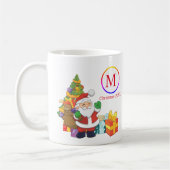 Klassieke kerstman koffiemok (Links)
