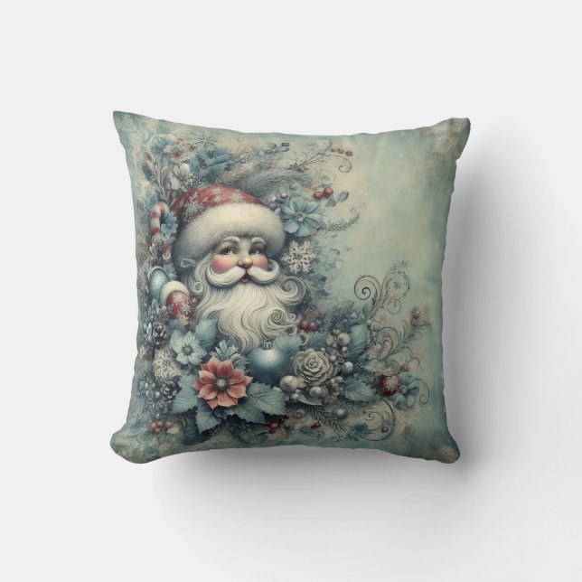 Klassieke Kerstman Kussen (Voorkant)