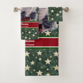 Klassieke Kerstman Leesbrief Rood Groene Handdoek (Insitu)