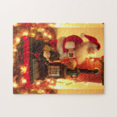 Klassieke Kerstman Legpuzzel (Horizontaal)