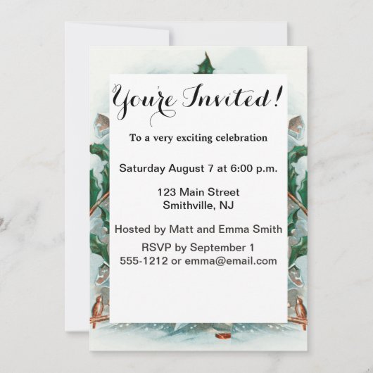 Klassieke Kerstman Merry Groet Kaart (Voorkant)