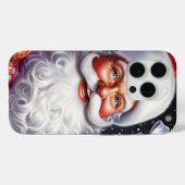 Klassieke Kerstman met cadeau en kerstversiering Case-Mate iPhone Case (Achterkant (horizontaal))