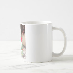 Klassieke Kerstman met Sneeuw Kunstprint Koffiemok