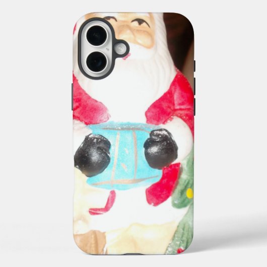 Klassieke Kerstman met Sneeuw | Nostalgische Kerst Case-Mate iPhone Case (Achterkant)