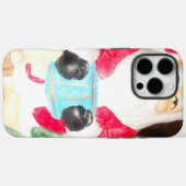 Klassieke Kerstman met Sneeuw | Nostalgische Kerst Case-Mate iPhone Case (Achterkant (horizontaal))