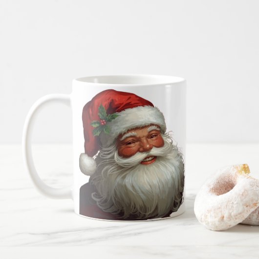 Klassieke Kerstman Mok (Met donut)