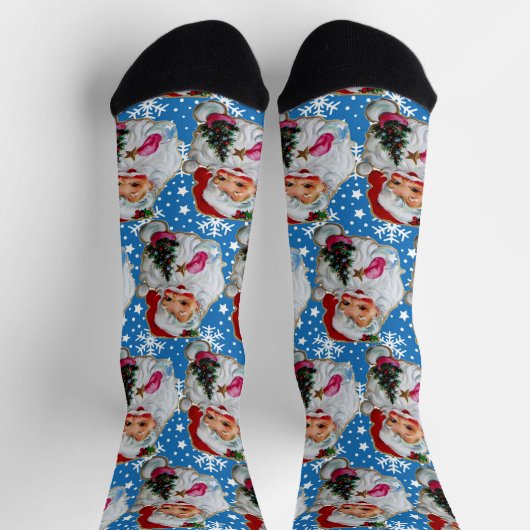 Klassieke Kerstman Nieuwigheid Kerstmis Sokken (Top)