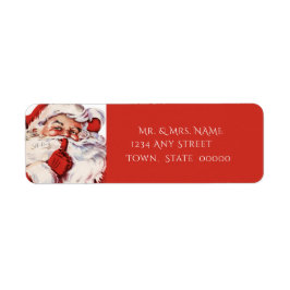 Klassieke Kerstman, Op Maat Etiket