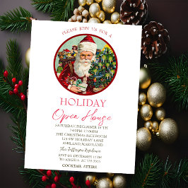 Klassieke Kerstman Open Huis Kaart