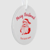 Klassieke Kerstman Ornament (voorkant)