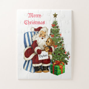 Klassieke Kerstman Overgroot Legpuzzel