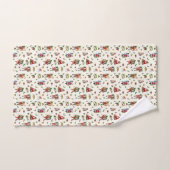 Klassieke Kerstman Persoonlijke Kerstmis Bad Handdoek (Handdoek)