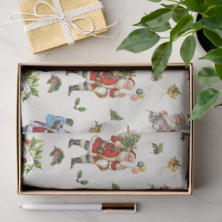 Klassieke Kerstman Persoonlijke Kerstmis Tissuepapier