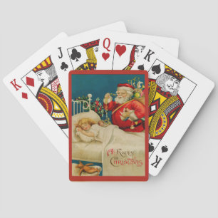 Klassieke Kerstman Pokerkaarten