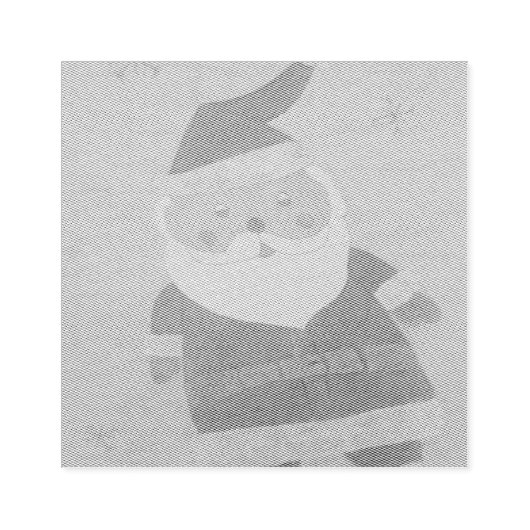 Klassieke kerstman rubberstempel (Afrduk)