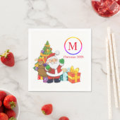 Klassieke kerstman servet (Insitu)