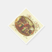 Klassieke Kerstman Servetten (Hoek)