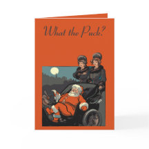 Klassieke Kerstman slee A kinderwagen en kinderjuf