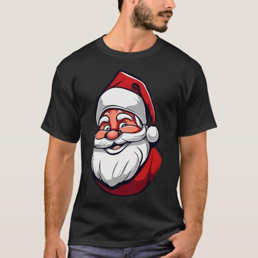 Klassieke kerstman t-shirt (Voorkant)