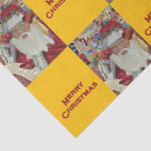 Klassieke Kerstman - Twee keer controleren Holiday Tissuepapier (Detail)