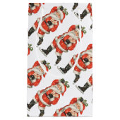 Klassieke Kerstman Victorian Santa Claus IJsschaat Klein Cadeauzakje (Voorkant)