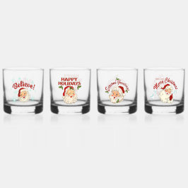 Klassieke Kerstman Whisky Glas