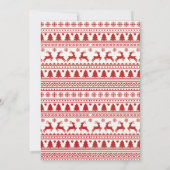 Klassieke Kerstman winterverjaardag Kaart (Achterkant)