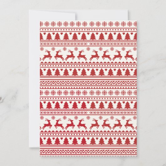 Klassieke Kerstman winterverjaardag Kaart (Achterkant)