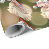 Klassieke kerstmankerwrak cadeaupapier (Rol Hoek)