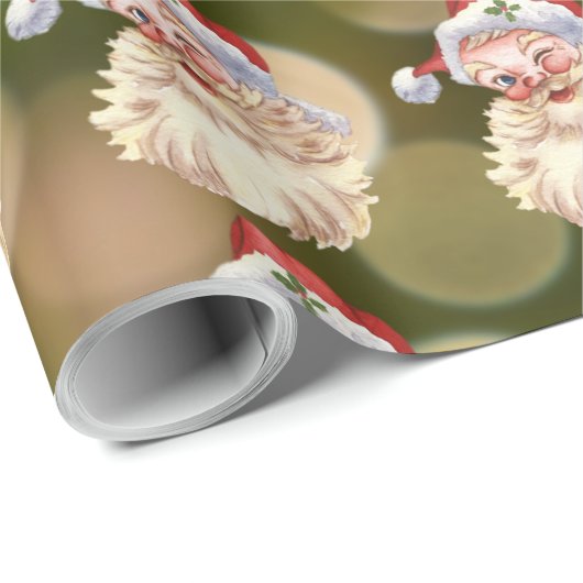 Klassieke kerstmankerwrak cadeaupapier (Rol Hoek)