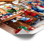 Klassieke kerstmarkt poster (Hoek)