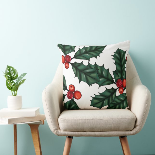 Klassieke Kerstmis Elegantie Kussen (Stoel)