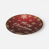 Klassieke Kerstmis Elegantie Papieren Bordje (Gekanteld)
