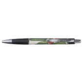 Klassieke Kerstmis Hulst met Rode Bessen Kunst Pen (Achterkant)