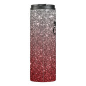  Klassieke Kerstmis Roodwagen Glitter Thermosbeker (Achterkant)