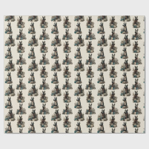 Klassieke Kerstmis Scotties Cadeaupapier