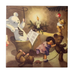 Klassieke Kerstmis Speelgoed, Dansende Poppen, Ted Tegeltje