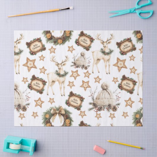 Klassieke Kerstmis Tissuepapier (Craft)
