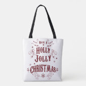 Klassieke Kerstmis Tote Bag (Achterkant)