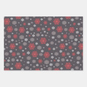 Klassieke kerstpictogrammen inpakpapier vel (Voorkant)