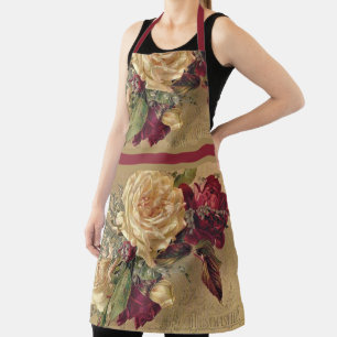 Klassieke Kerstrozen / Bloemen Schort