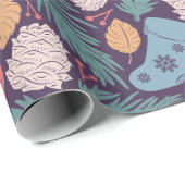 Klassieke kerstsierpatronen cadeaupapier (Rol Hoek)