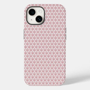 Klassieke kerstsnowflakes telefoontas Case-Mate iPhone 14 hoesje