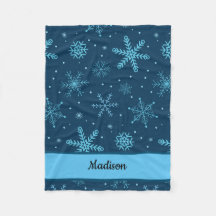 Klassieke kerstsnowflakken op aangepast blauw van