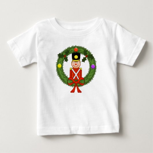 Klassieke Kerstsoldaat Peuter Rokje met Ruffle (Voorkant)