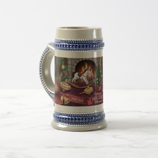 Klassieke Kerststukken Bierpul (Voorkant links)